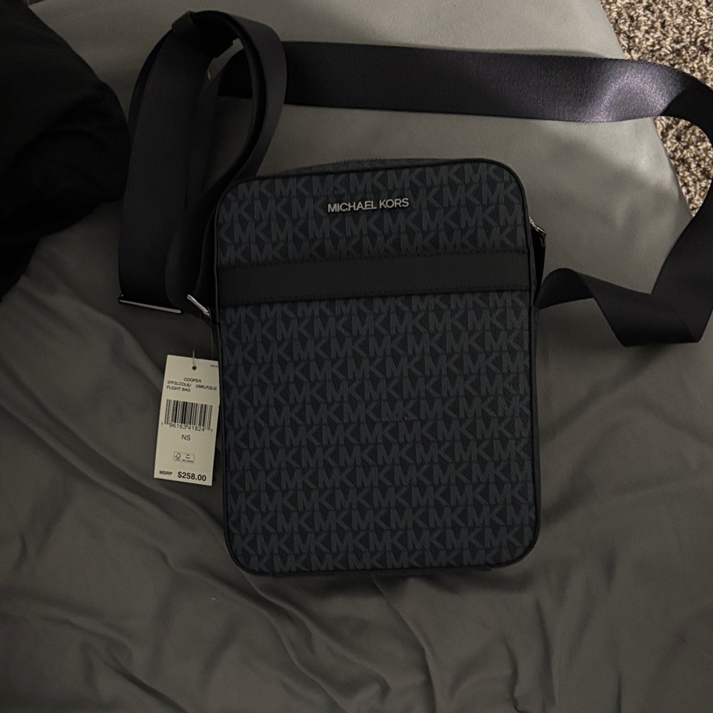 Michael Kors Men's Dark Blue Messenger Bag